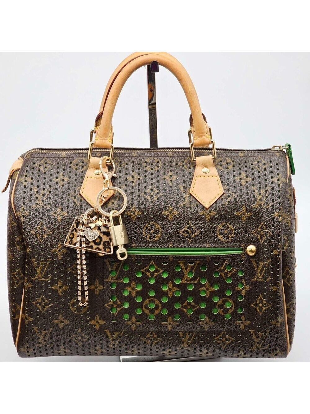 Louis Vuitton Gold Padlock 🔑 Authentic LV Unbranded Keychain Bag Charm
